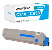 Compatible OKI C810 / C830 Cyan Cartucho de Toner 44059107