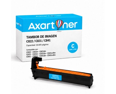 Compatible OKI C822 / C831 / C841 Cyan Tambor de Imagen (Drum) 44844407