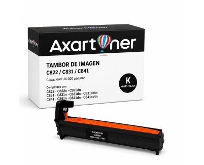Compatible OKI C822 / C831 / C841 Negro Tambor de Imagen (Drum) 44844408