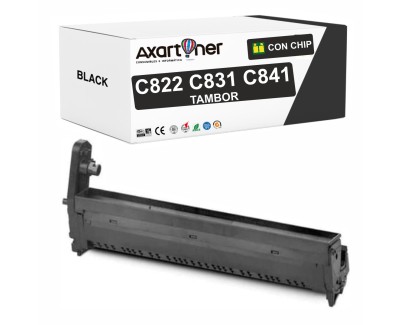 Compatible OKI C822 / C831 / C841 Negro Tambor de Imagen (Drum) 44844408