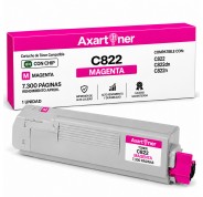 Compatible OKI C822 Magenta Cartucho de Toner 44844614
