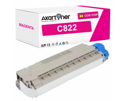 Compatible OKI C822 Magenta Cartucho de Toner 44844614