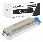 Compatible OKI C822 Negro Cartucho de Toner 44844616
