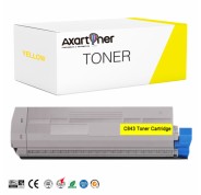 Compatible OKI C823 / C833 / C843 Amarillo Cartucho de Toner 46471101 / 46443101