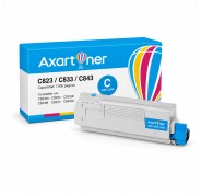 Compatible OKI C823 / C833 / C843 Cyan Cartucho de Toner 46471103