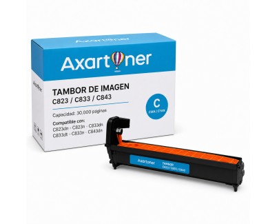 Compatible OKI C823 / C833 / C843 Cyan Tambor de Imagen - 46438003