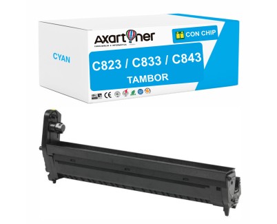 Compatible OKI C823 / C833 / C843 Cyan Tambor de Imagen - 46438003