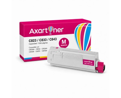 Compatible OKI C823 / C833 / C843 Magenta Cartucho de Toner 46471102