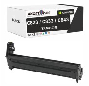 Compatible OKI C823 / C833 / C843 Negro Tambor de Imagen 46438004