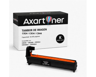 Compatible OKI C824 / C834 / C844 Negro Tambor de Imagen 46857508 (Drum)
