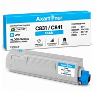 Compatible OKI C831 / C841 Cyan Cartucho de Toner 44844507