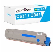 Compatible OKI C831 / C841 Cyan Cartucho de Toner 44844507