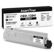 Compatible OKI C831 / C841 Negro Cartucho de Toner 44844508