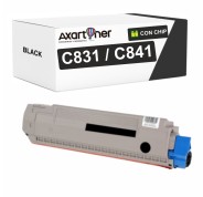 Compatible OKI C831 / C841 Negro Cartucho de Toner 44844508