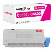 Compatible OKI C8600 / C8800 Magenta Cartucho de Toner 43487710