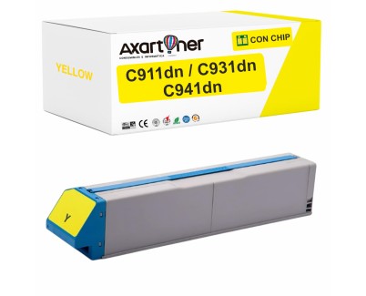 Compatible OKI C911dn / C931dn / C941dn Amarillo Cartucho de Toner 45536413