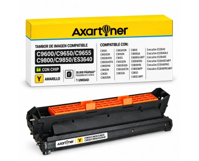 Compatible OKI C9600 / C9650 / C9655 / C9800 / C9850 / ES3640 Amarillo Tambor de Imagen 42918105