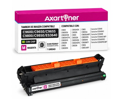 Compatible OKI C9600 / C9650 / C9655 / C9800 / C9850 / ES3640 Magenta Tambor de Imagen 42918106