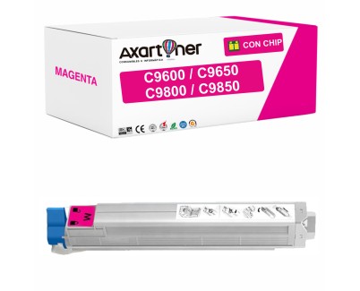 Compatible OKI C9600, C9650, C9800, C9850 Magenta Cartucho de Toner 42918914