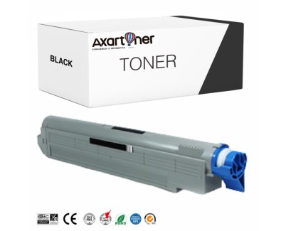 Compatible OKI C9600, C9650, C9800, C9850 Negro Cartucho de Toner 42918916