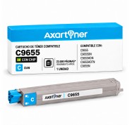 Compatible OKI C9655 Cyan Cartucho de Toner 43837131