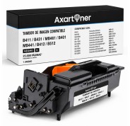 Compatible OKI ES4131 / ES4132 / ES4161 / ES4191 / ES4192 / ES5112 / ES5162 MFP Negro Tambor de Imagen 01283601 (Drum)