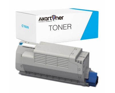 Compatible OKI ES6412 Cyan Cartucho de Toner 46507515