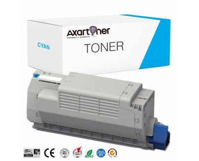 Compatible OKI ES7460 / ES7470 / ES7480 Cyan Cartucho de Toner 45396215