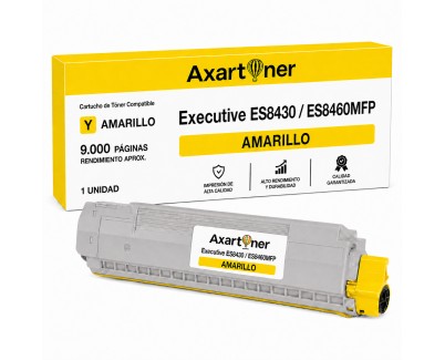 Compatible OKI ES8430 / ES8460 MFP Amarillo Cartucho de Toner 44059229