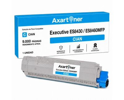 Compatible OKI ES8430 / ES8460 MFP Cyan Cartucho de Toner 44059231