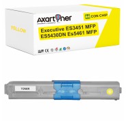 Compatible OKI Executive ES3451 MFP, ES5430DN, ES5461 MFP Amarillo Cartucho de Toner 44469740
