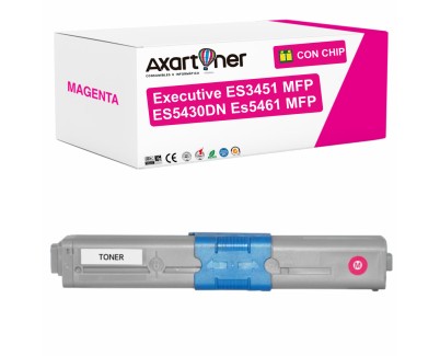 Compatible OKI Executive ES3451 MFP, ES5430DN, ES5461 MFP Magenta Cartucho de Toner 44469741
