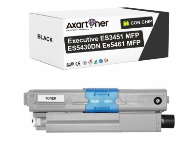 Compatible OKI Executive ES3451 MFP, ES5430DN, ES5461 MFP Negro Cartucho de Toner 44469814