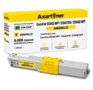 Compatible OKI Executive ES3452 MFP / ES5431DN / ES5462 MFP Amarillo Cartucho de Toner 44973509