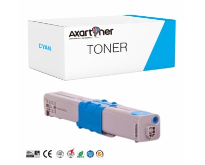 Compatible OKI Executive ES3452 MFP / ES5431DN / ES5462 MFP Cyan Cartucho de Toner 44973511