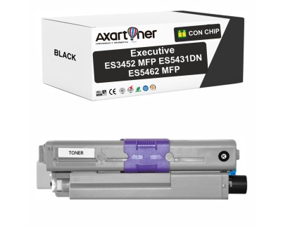 Compatible OKI Executive ES3452 MFP / ES5431DN / ES5462 MFP Negro Cartucho de Toner 44973512