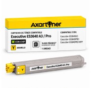 Compatible OKI Executive ES3640A3 / Pro Amarillo Cartucho de Toner 43837105