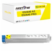 Compatible OKI Executive ES3640A3 / Pro Amarillo Cartucho de Toner 43837105