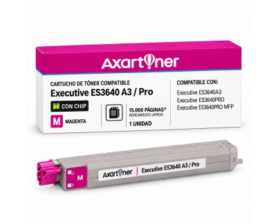 Compatible OKI Executive ES3640A3 / Pro Magenta Cartucho de Toner 43837106