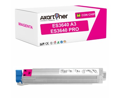 Compatible OKI Executive ES3640A3 / Pro Magenta Cartucho de Toner 43837106