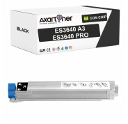 Compatible OKI Executive ES3640A3 / Pro Negro Cartucho de Toner 43837108