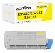 Compatible OKI Executive ES5460 / ES2232 / ES2632 Amarillo Cartucho de Toner 43865729
