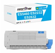 Compatible OKI Executive ES5460, ES2232, ES2632 Cyan Cartucho de Toner 43865731