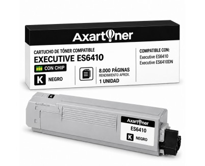 Compatible OKI Executive ES6410 Negro Cartucho de Toner 44315320