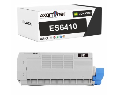 Compatible OKI Executive ES6410 Negro Cartucho de Toner 44315320