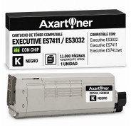 Compatible OKI Executive ES7411 / ES3032 Negro Cartucho de Toner 44318620