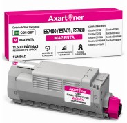 Compatible OKI Executive ES7460 / ES7470 / ES7470DN / ES7470DN MFP / ES7470 MFP / ES7480 / ES74780DN / ES7480DN MFP / ES7480 MFP Magenta Cartucho de Toner 45396214