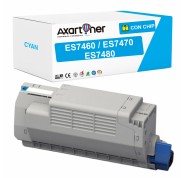 Compatible OKI Executive ES7460 / ES7470 / ES7470DN / ES7470DN MFP / ES7470 MFP / ES7480 / ES74780DN / ES7480DN MFP / ES7480 MFP Cyan Cartucho de Toner 45396215