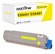 Compatible OKI Executive ES8451 / ES8461 Amarillo Cartucho de Toner 44059257
