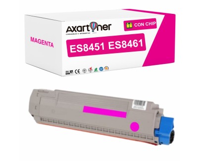 Compatible OKI Executive ES8451 / ES8461 Magenta Cartucho de Toner 44059258